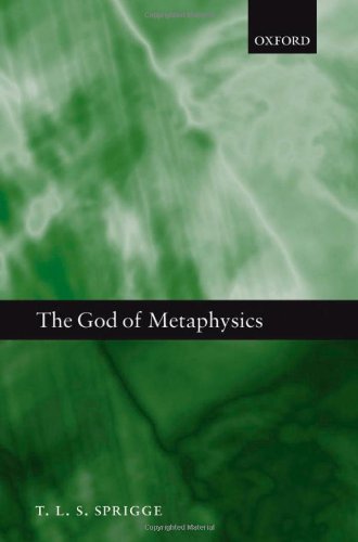The God Of Metaphysics Timothy L S Sprigge