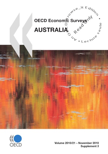 Oecd Economic Surveys 2010 Australia Oecd