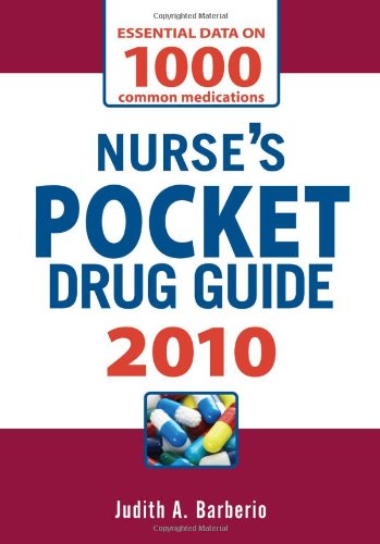 Nurses Pocket Drug Guide 2010 6th Edition Judith Barberio