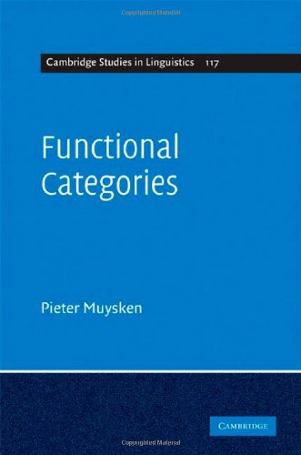 Functional Categories Pieter Muysken