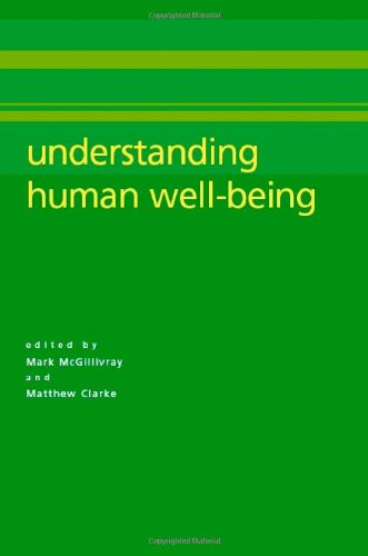 Understanding Human Wellbeing Mark Mcgillivray Matthew Clarke