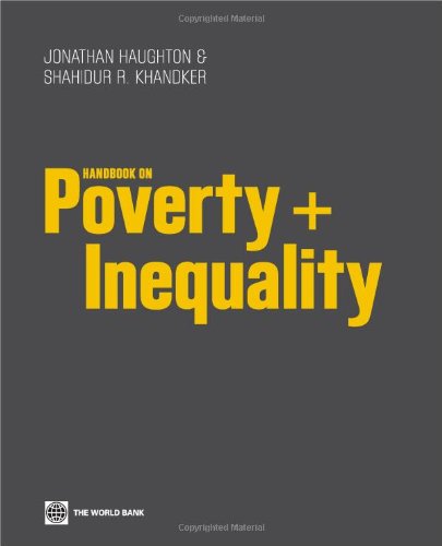 Handbook On Poverty And Inequality Jonathan Haughton Shahidur Khandker