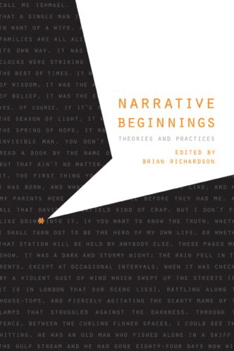 Narrative Beginnings Theories And Practices Frontiers Of Narrative Brian Richardson