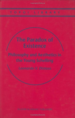 The Paradox Of Existence Philosophy And Aesthetics In The Young Schelling Topoi Library 1st Edition Leonardo V Distaso