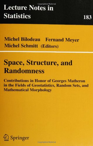 Space Structure And Randomness Contributions In Honor Of Georges Matheron In The Fields Of Geostatistics Random Sets And Mathematical Morphology Lecture Notes In Statistics Michel Bilodeau