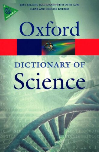 A Dictionary Of Science 6ed Elizabeth A Martin