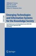 Emerging Technologies And Information Systems For The Knowledge Society First World Summit On The Knowledge Society Wsks 2008 Athens Greece September 2426 2008 Proceedings 1st Edition Michael Derntl