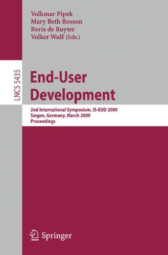 Enduser Development 2nd International Symposium Iseud 2009 Siegen Germany March 24 2009 Proceedings 1st Edition Gerhard Fischer Auth