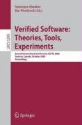 Verified Software Theories Tools Experiments First Ifip Tc 2wg 23 Conference Vstte 2005 Zurich Switzerland October 1013 2005 Revised Selected Papers And Discussions 1st Edition Tony Hoare