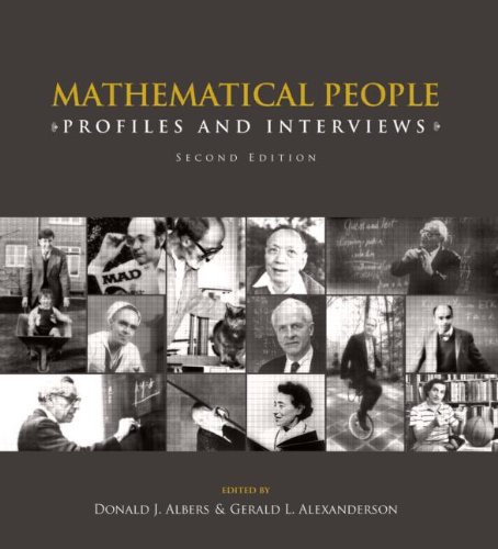 Mathematical People Profiles And Interviews Albers Dj Alexanderson Gl Eds