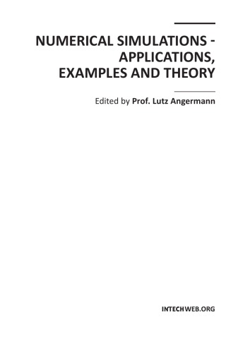Numerical Simulations Applications Examples And Theory Angermann L