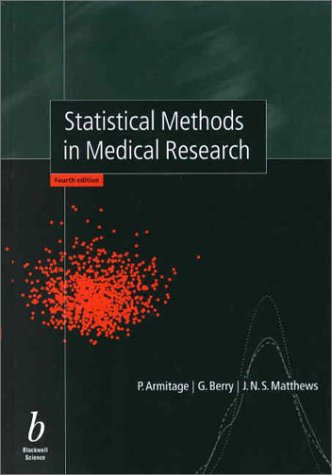 Statistical Methods In Medical Research 4ed Armitage P Berry G