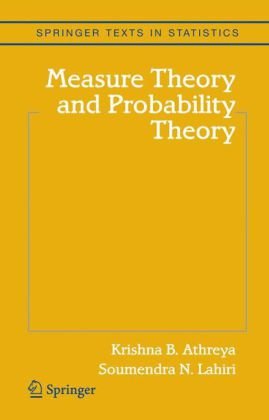 Measure Theory And Probability Theory Athreya Kb Lahiri Sn