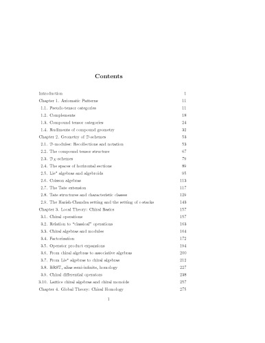 Chiral Algebras Draft Beilinson A Drinfeld Vg
