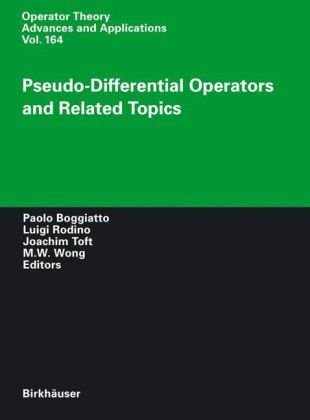 Pseudodifferential Operators And Related Topics Boggiatto P