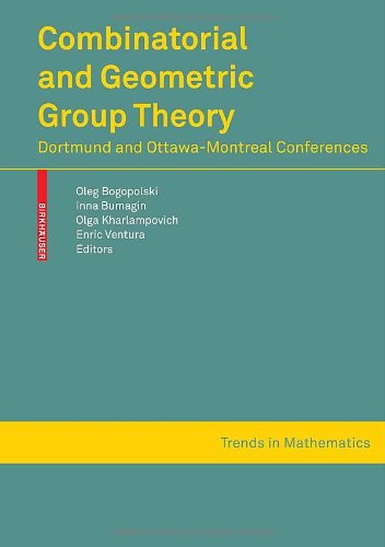 Combinatorial And Geometric Group Theory Dortmund And Ottawamontreal Conf Bogopolski O