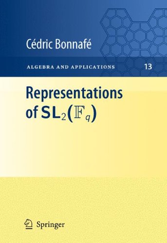 Representations Of Sl2fq 1st Edition Cédric Bonnafé Auth