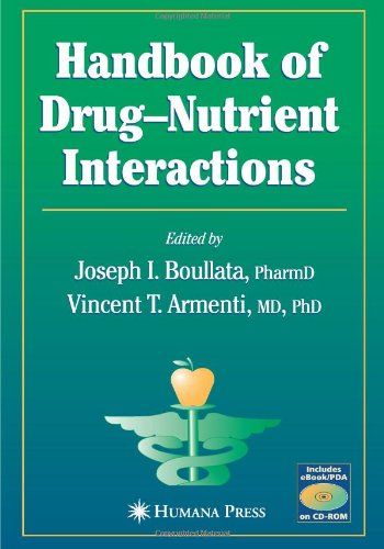Handbook Of Drugnutrient Interactions Boullata J Armenti V Eds