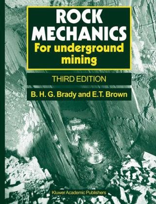 Rock Mechanics 3ed Brady B Brown E