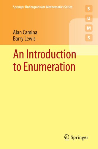 An Introduction To Enumeration 1st Edition Alan Camina Barry Lewis