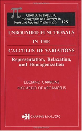 Unbounded Functionals In The Calculus Of Variations Carbone L