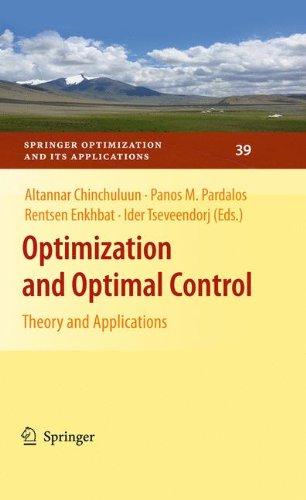 Optimization And Optimal Control Theory And Applications 1st Edition Anatoly Antipin Auth