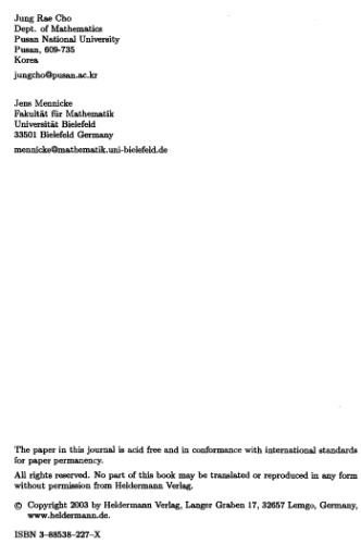 Recent Advances In Group Theory And Lowdimensional Topology Cho Jr