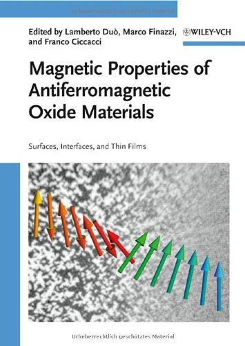 Magnetic Properties Of Antiferromagnetic Oxide Materials Duo L