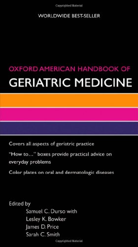 Oxford American Handbook Of Geriatric Medicine Durso S Et Al Eds
