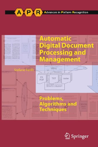 Automatic Digital Document Processing And Management Problems Algorithms And Techniques 1st Edition Stefano Ferilli Auth