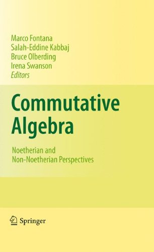 Commutative Algebra Noetherian And Nonnoetherian Perspectives 1st Edition D D Anderson Auth
