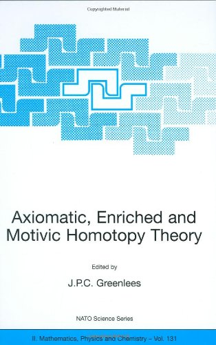 Axiomatic Enriched And Motivic Homotopy Theory Greenlees Jpc Ed