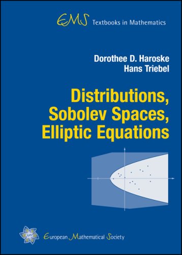 Distributions Sobolev Spaces Elliptic Equations Haroske D