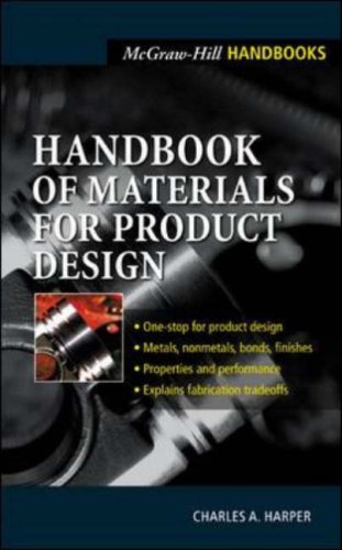 Handbook Of Materials For Product Design 3ed Harper Ca Ed
