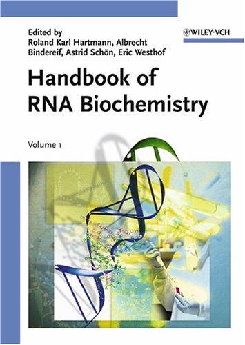 Handbook Of Rna Biochemistry Hartmann Rk Et Al Eds