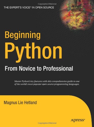 Beginning Python From Novice To Professional Hetland Ml