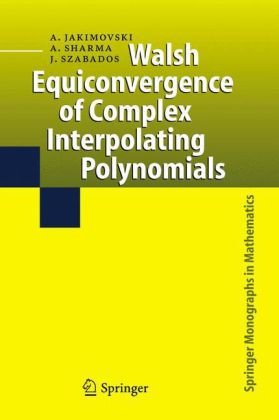 Walsh Equiconvergence Of Complex Interpolating Polynomials Jakimovski A