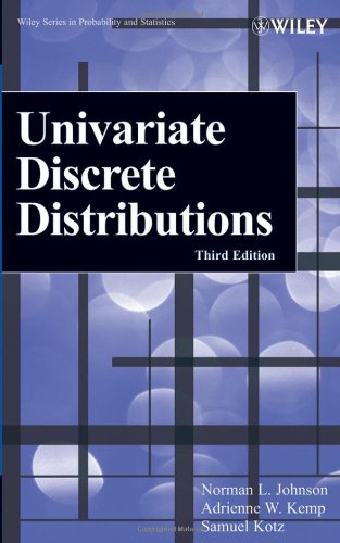 Univariate Discrete Distributions 3ed Johnson Nl Kotz S Kemp A