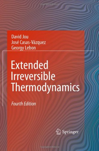 Extended Irreversible Thermodynamics 4th Edition David Jou Georgy Lebon Auth