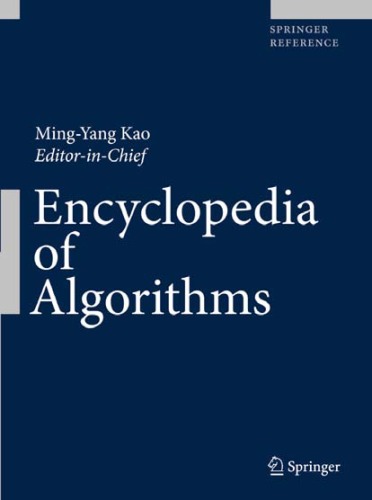 Encyclopedia Of Algorithms Kao My Ed
