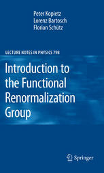 Introduction To The Functional Renormalization Group 1st Edition Peter Kopietz