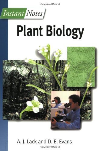 Plant Biology Instant Notes Lack Aj Evans De