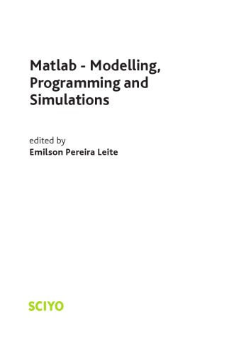 Matlab Modelling Programming And Simulations Leite Ep Ed