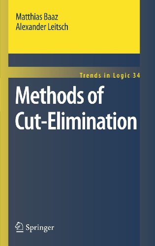 Methods Of Cutelimination Alexander Leitsch Matthias Baaz