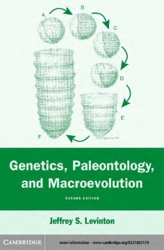 Genetics Paleontology And Macroevolution 2ed Levinton Js