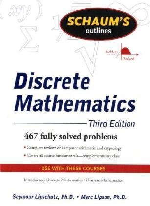 Schaums Outline Of Discrete Mathematics 3ed Lipschutz S Lipson M