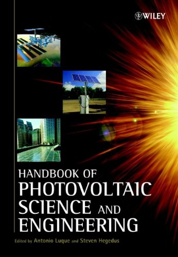 Handbook Of Photovoltaic Science And Engineering Luque A Hegedus S Eds