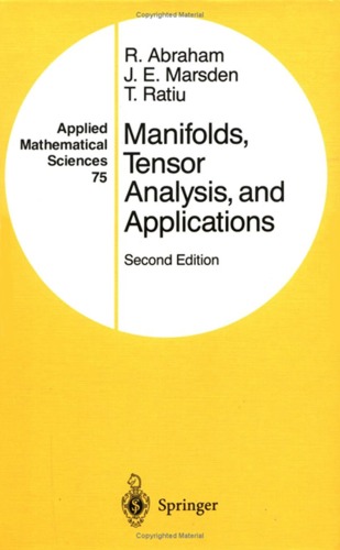 Manifolds Tensor Analysis And Applications 3ed Draft Marsden