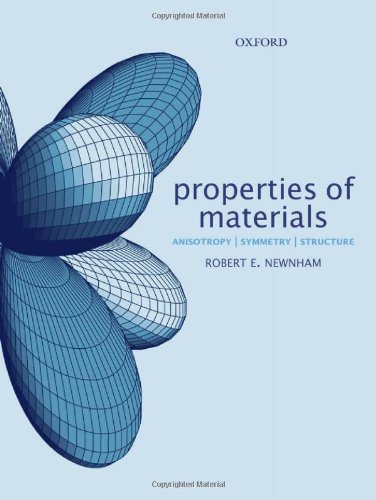 Properties Of Materials Anisotropy Symmetry Structure Newnham Re