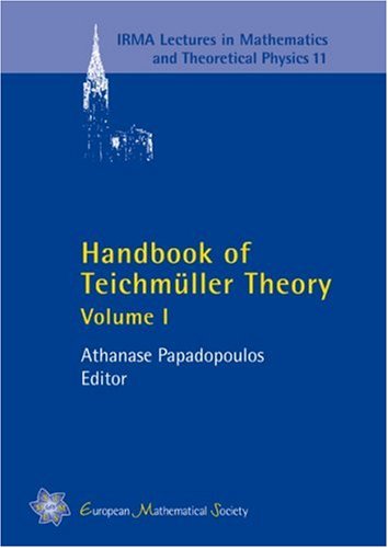 Handbook Of Teichmuller Theory Papadopoulos A Ed